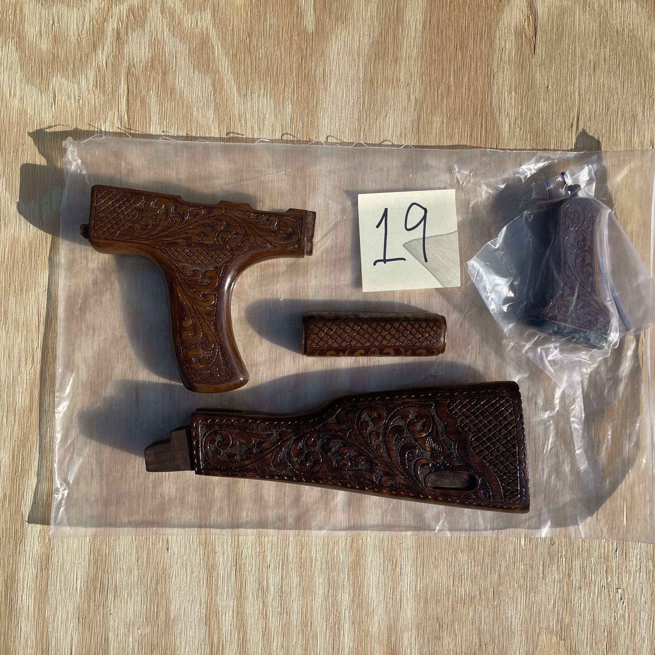 Custom Hand-Carved AK Stocks - Stock 19 image