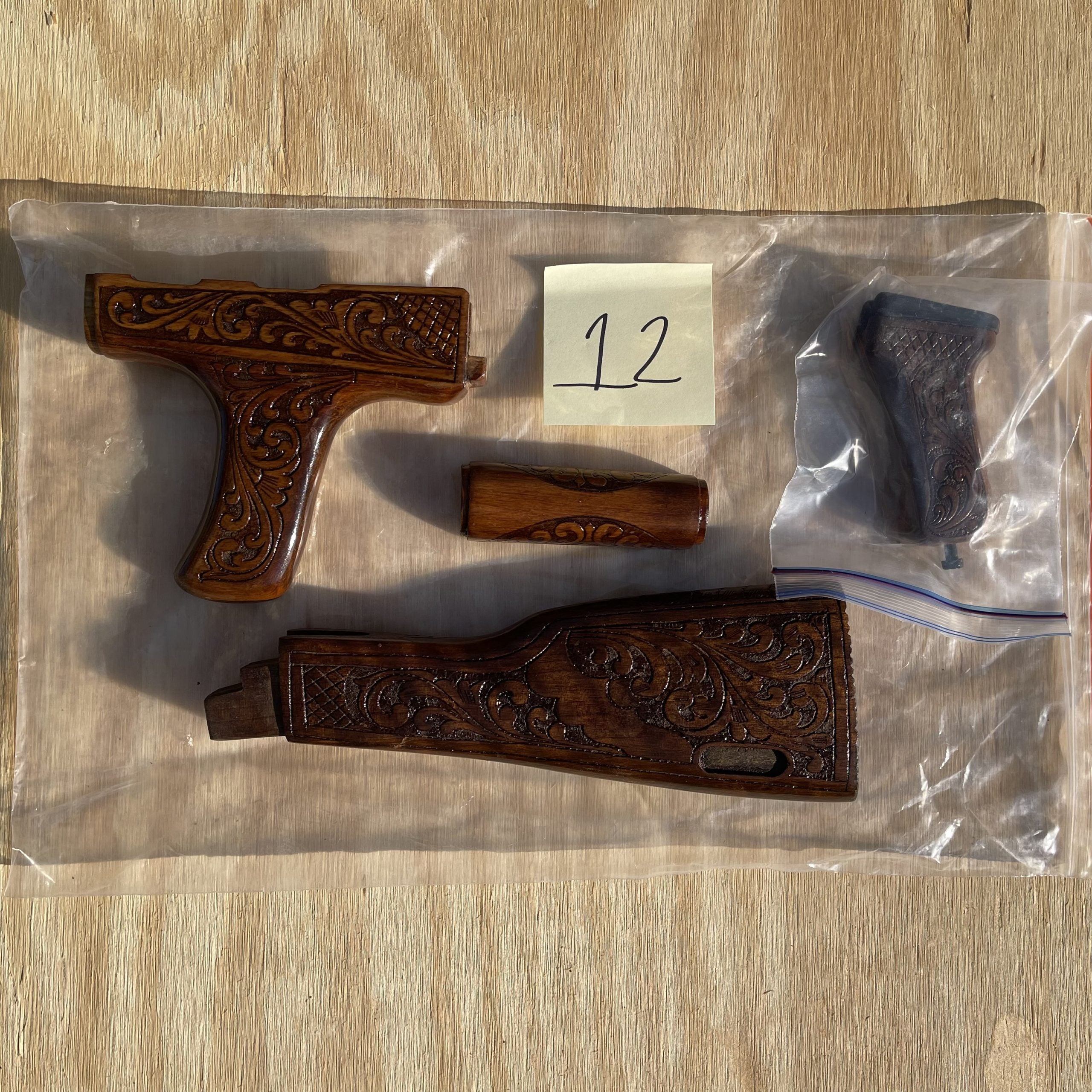 Custom Hand-Carved AK Stocks - Stock 12 image