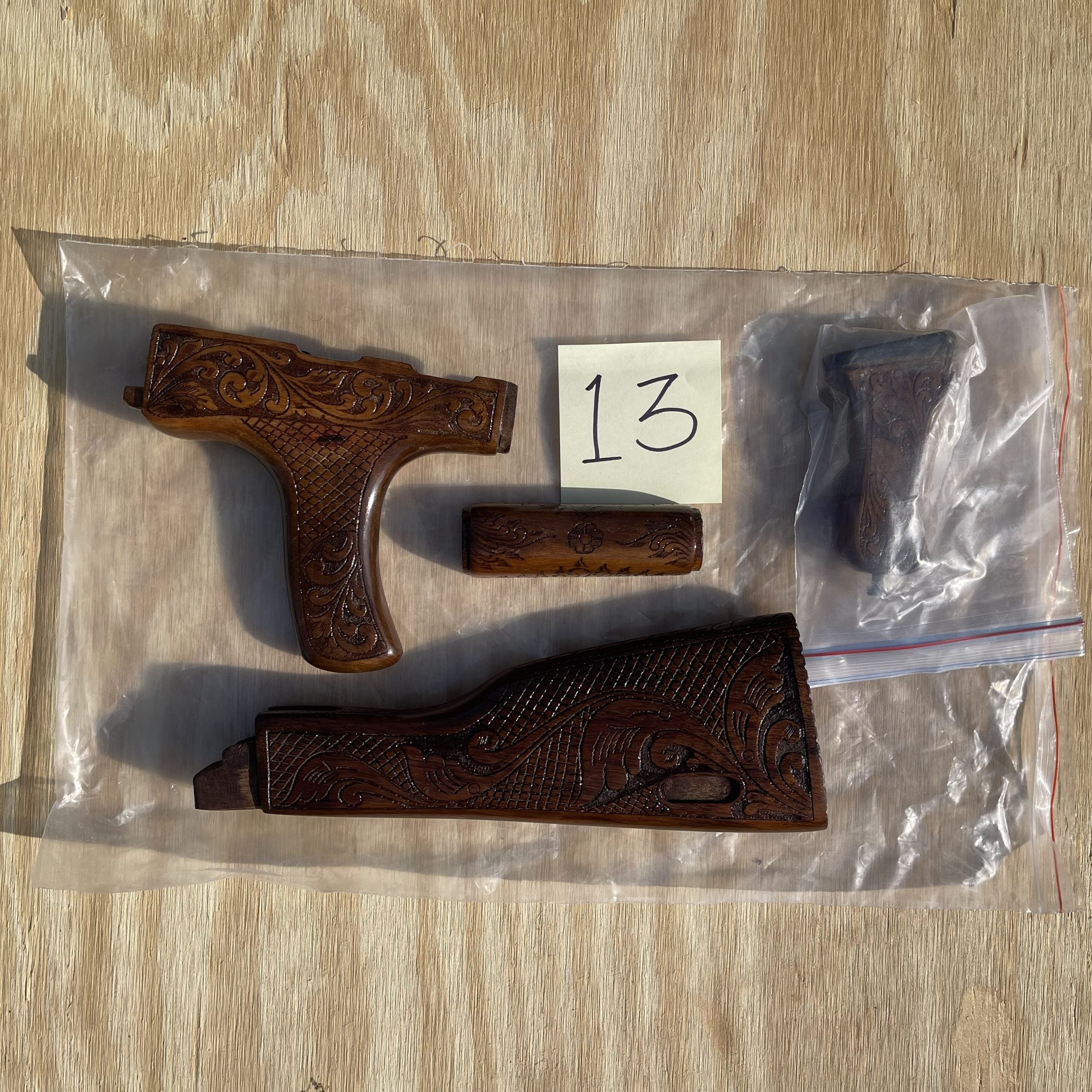 Custom Hand-Carved AK Stocks - Stock 13 image