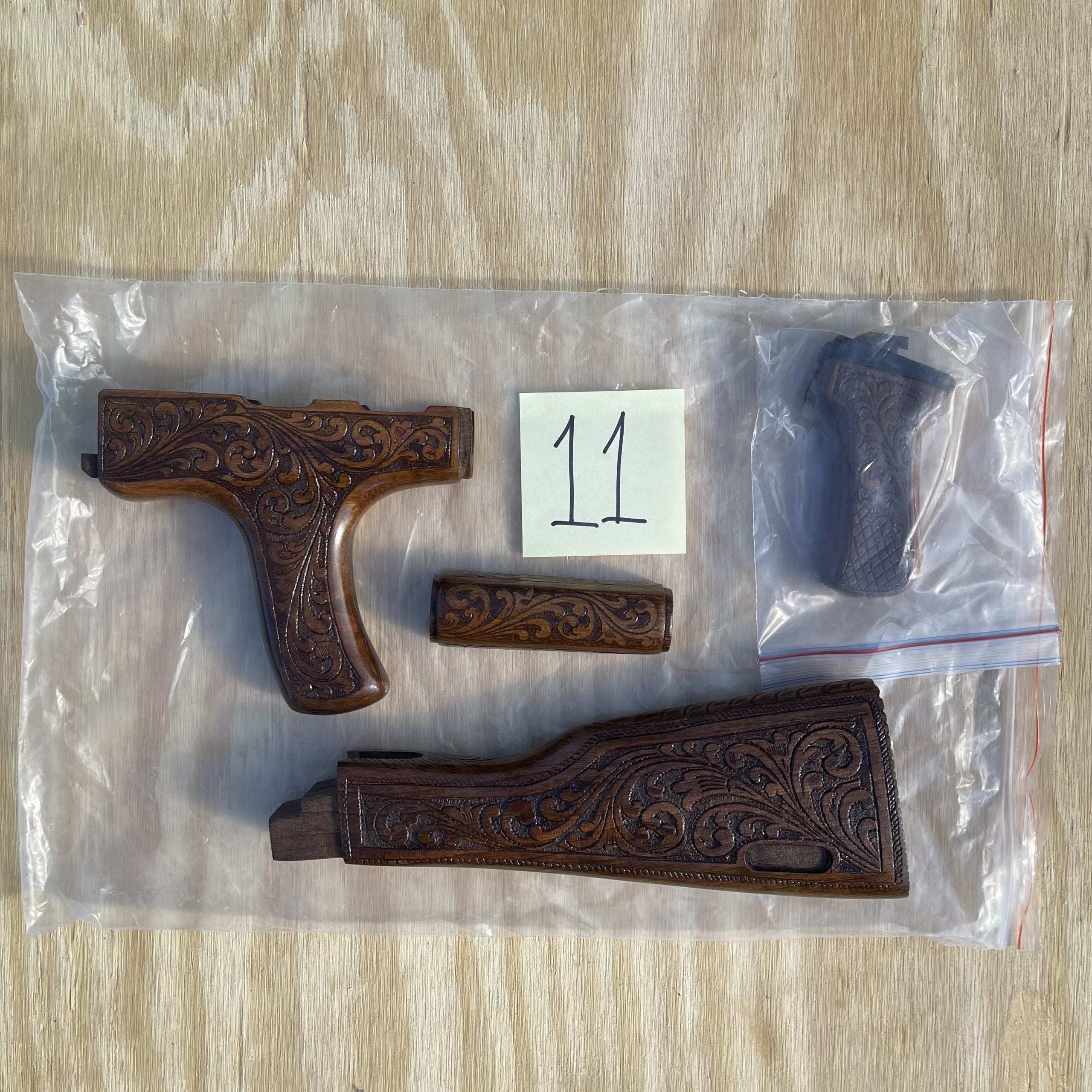 Custom Hand-Carved AK Stocks - Stock 11 image