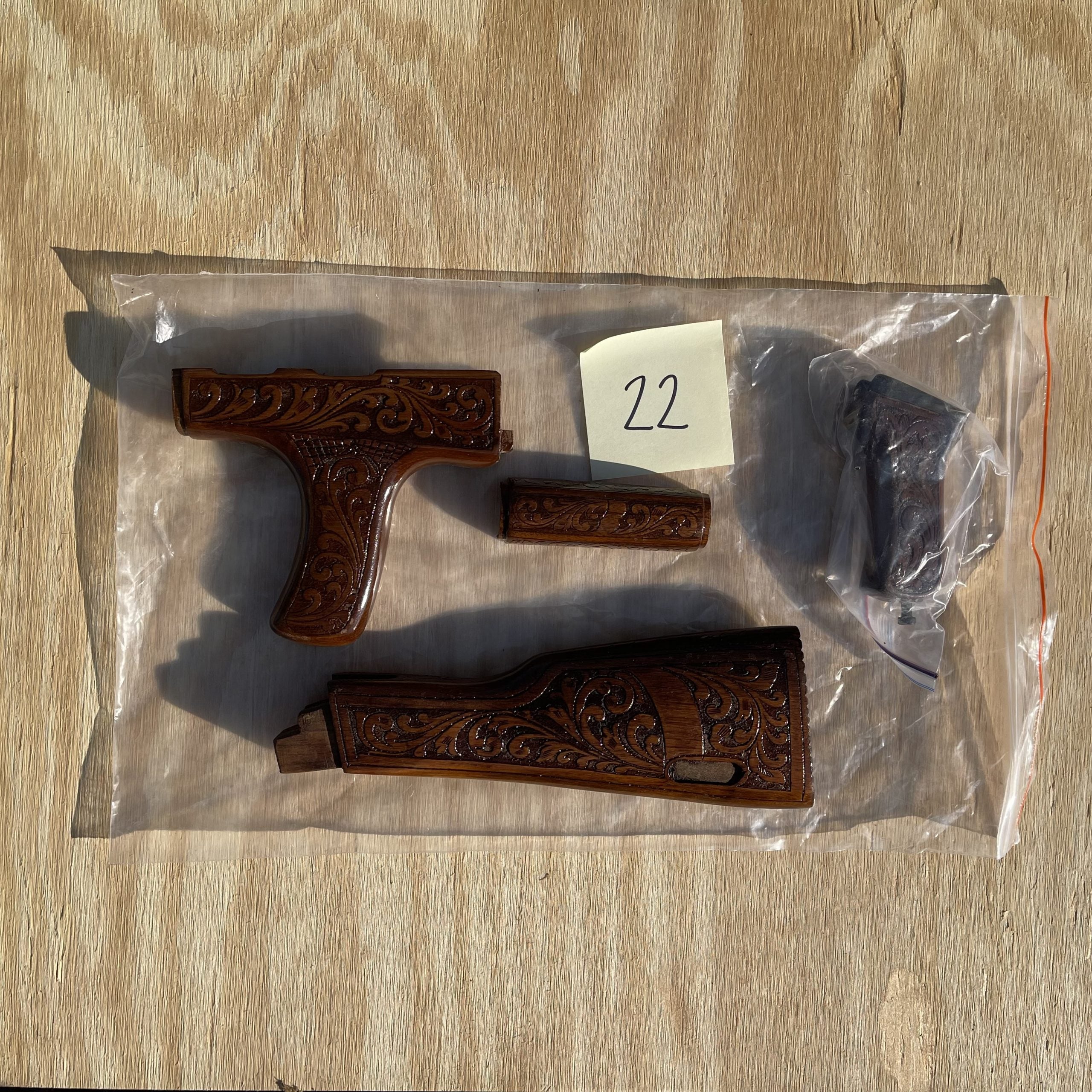 Custom Hand-Carved AK Stocks - Stock 22 image