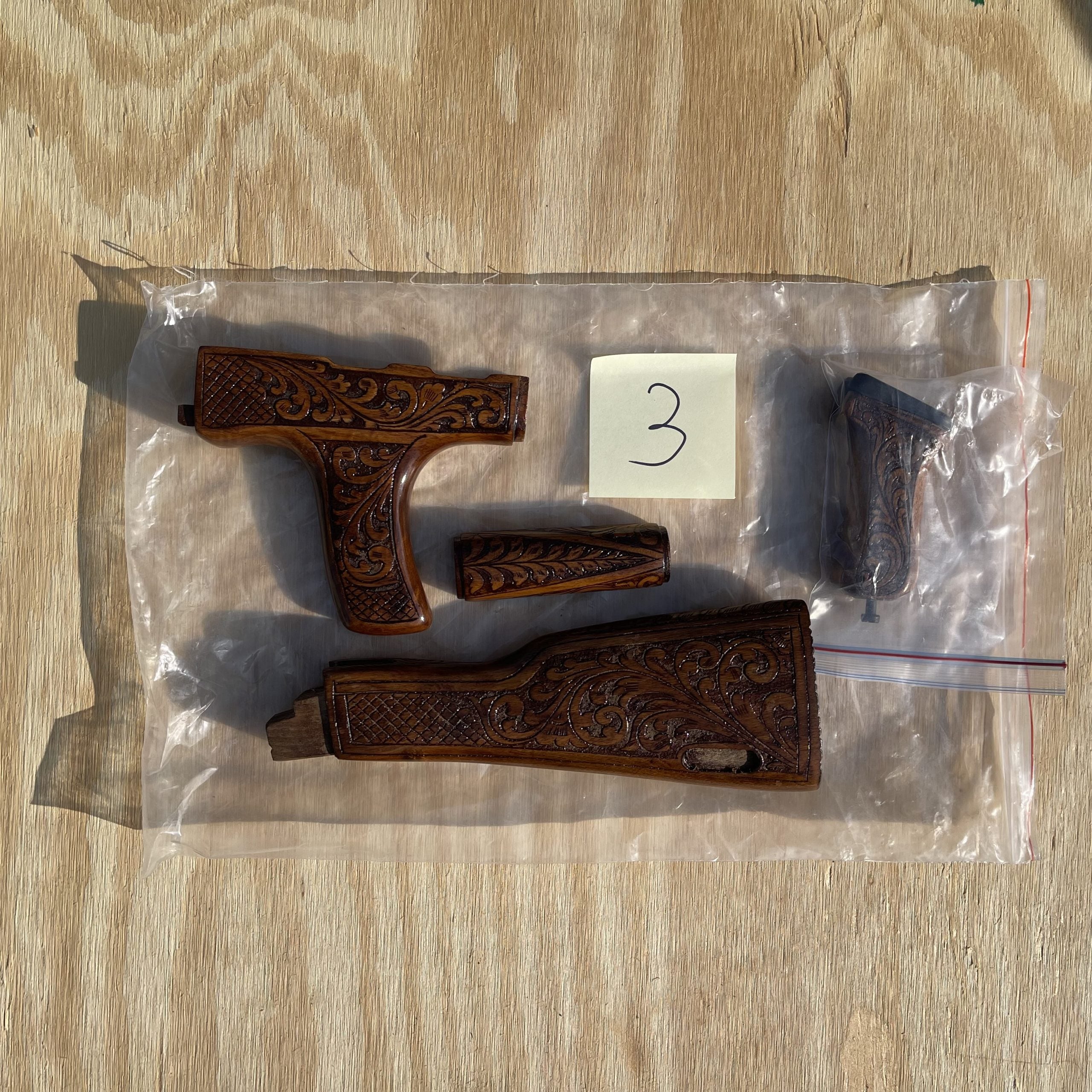 Custom Hand-Carved AK Stocks - Stock 3 image