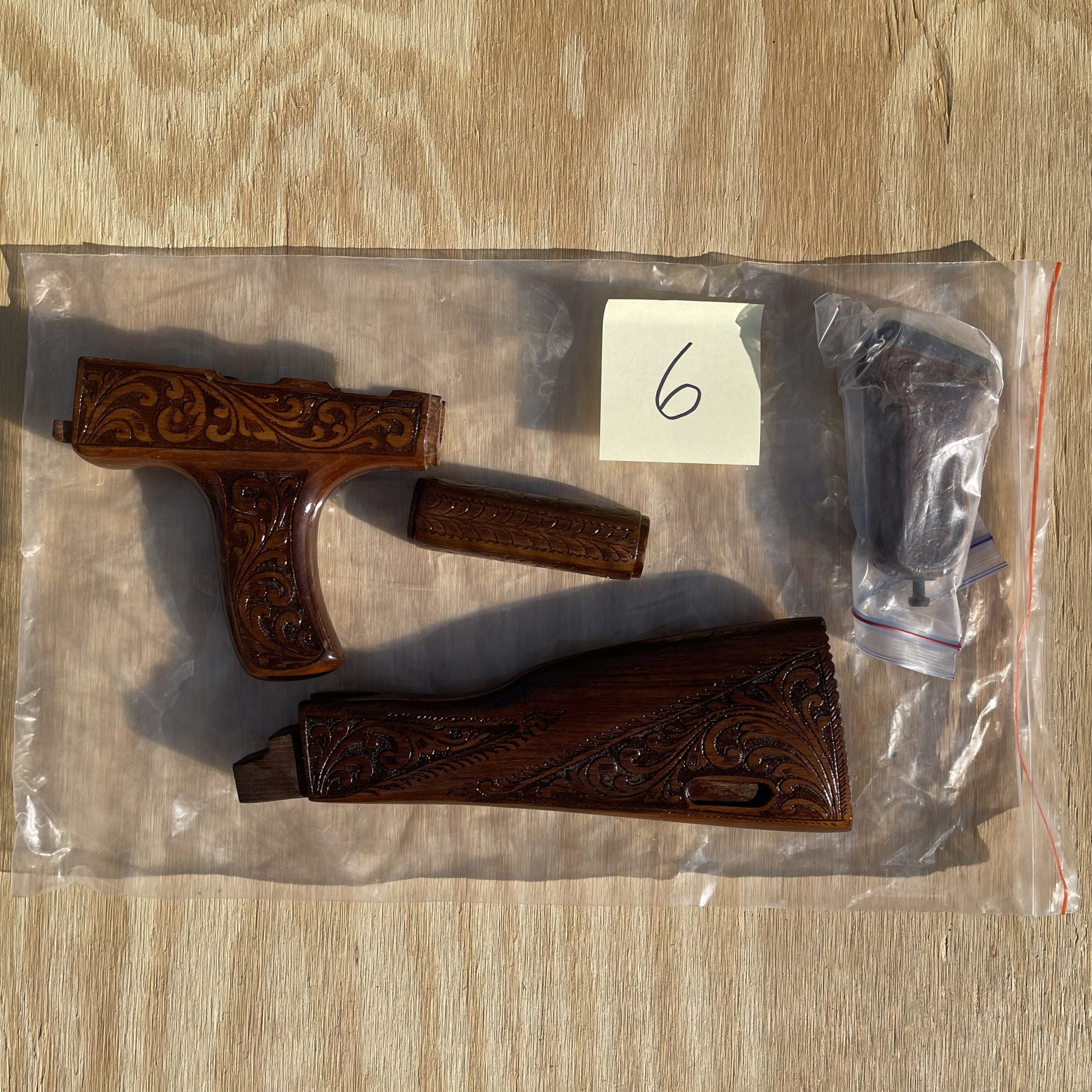 Custom Hand-Carved AK Stocks - Stock 6 image