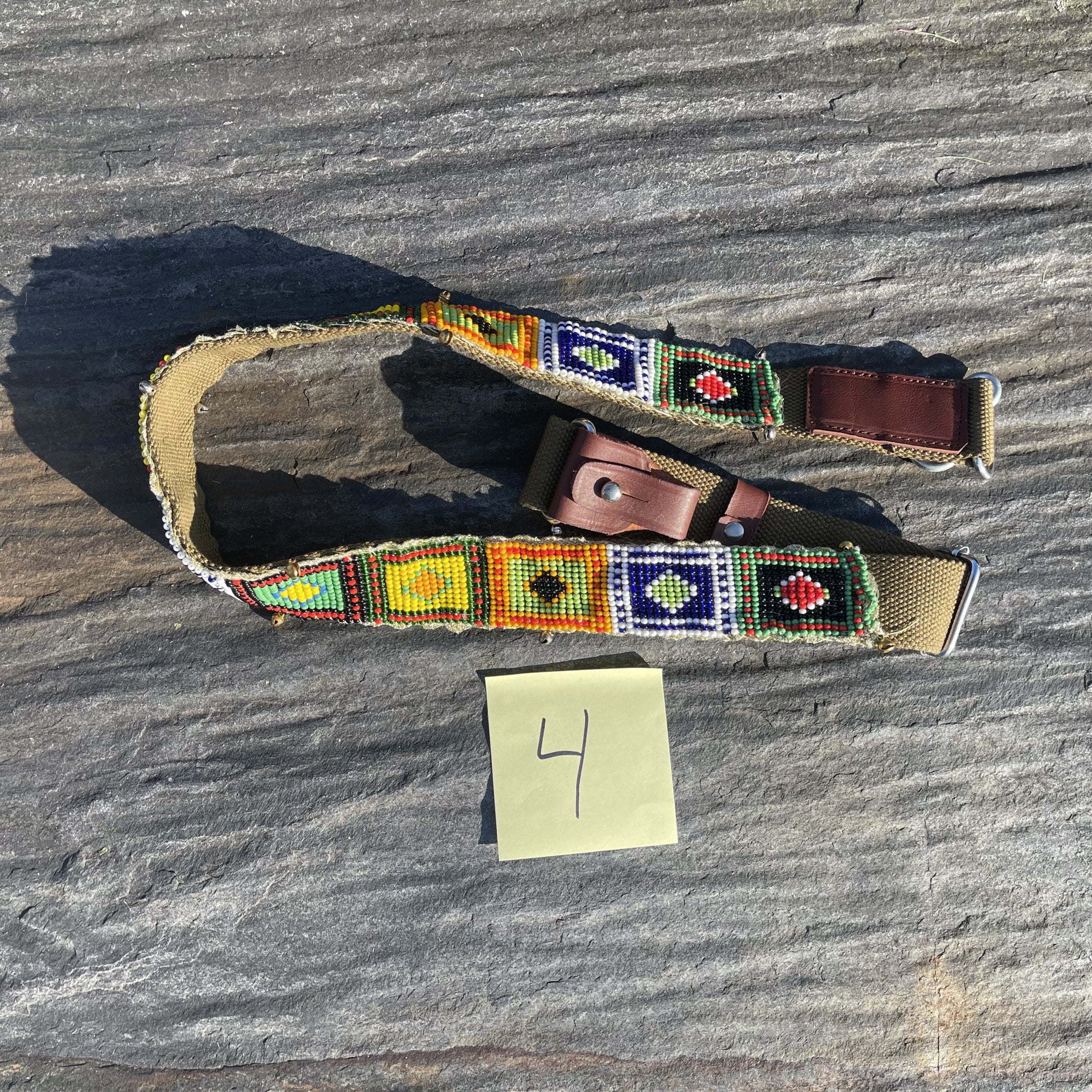 Custom Hand-Beaded Rifle Slings - Sling 4 image