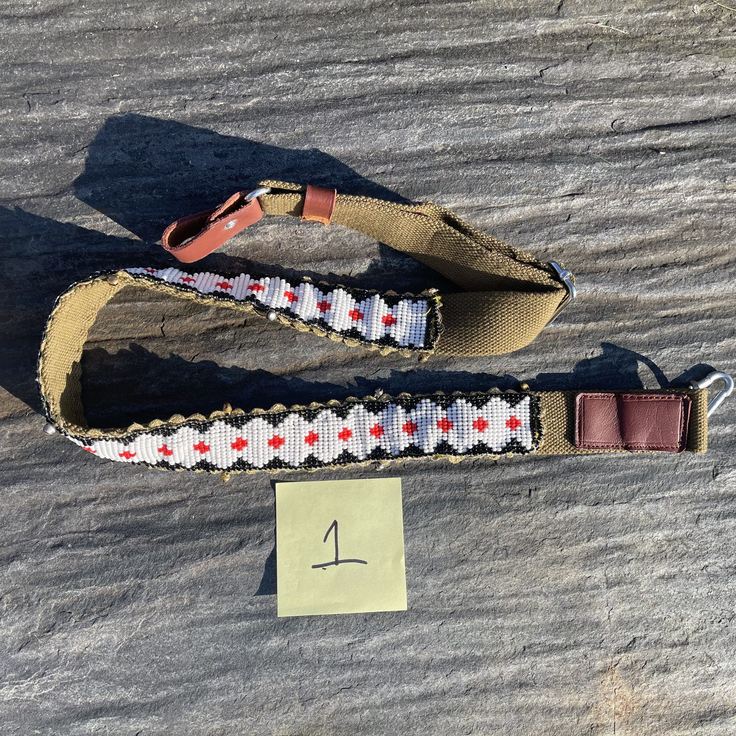 Custom Hand-Beaded Rifle Slings - Sling 1 image