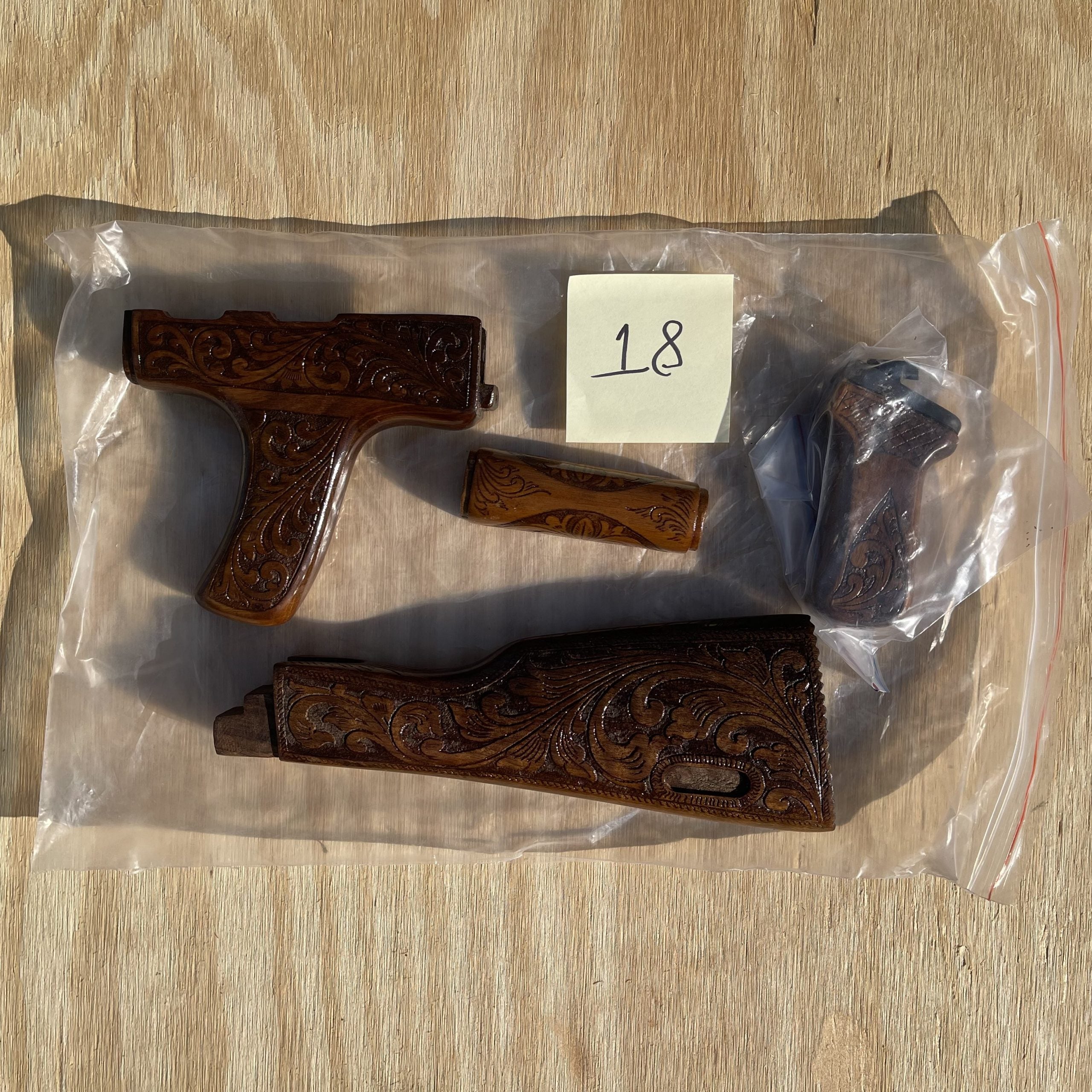 Custom Hand-Carved AK Stocks - Stock 18 image