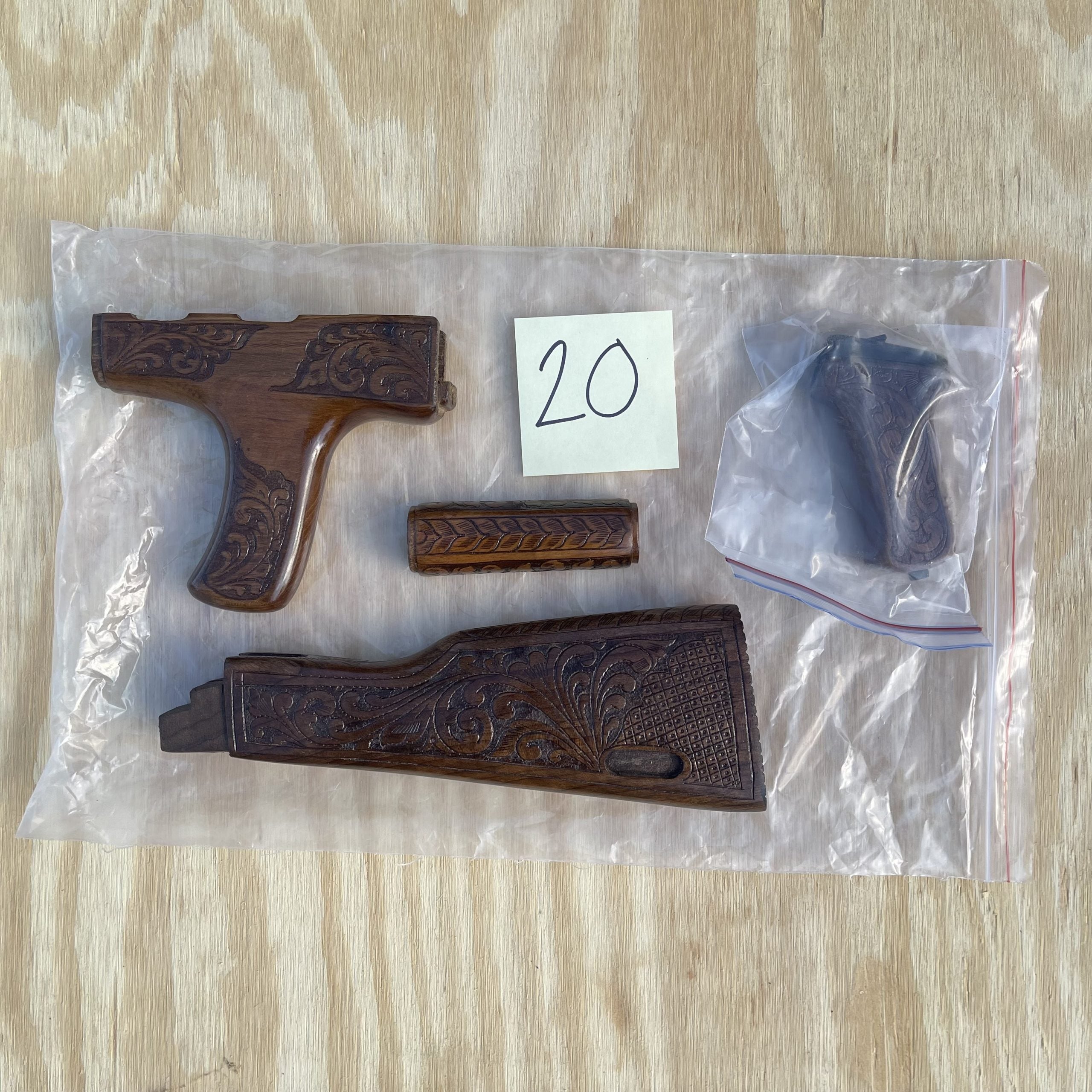 Custom Hand-Carved AK Stocks - Stock 20 image