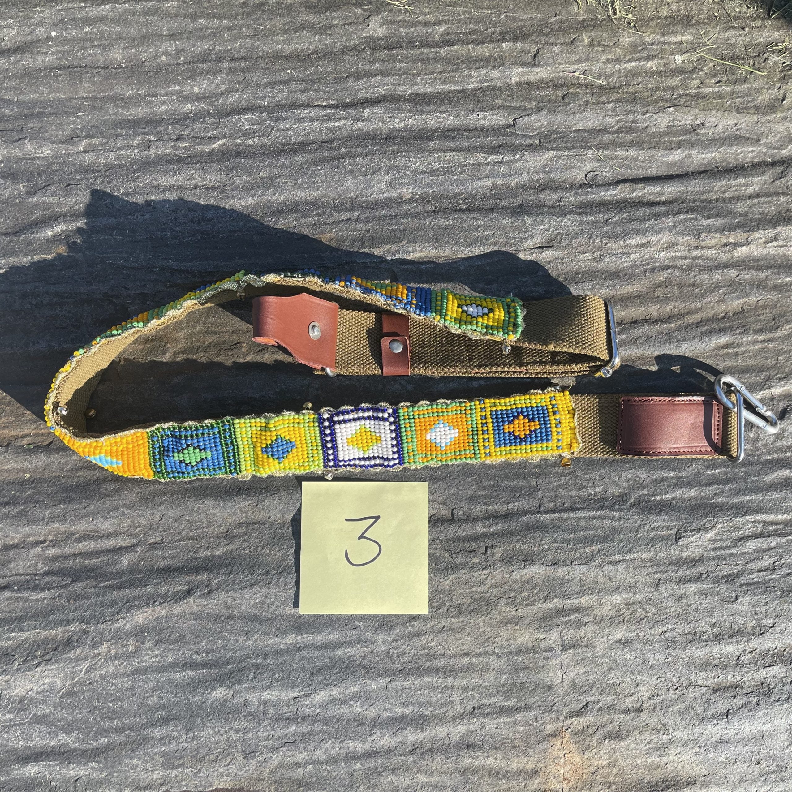 Custom Hand-Beaded Rifle Slings - Sling 3 image