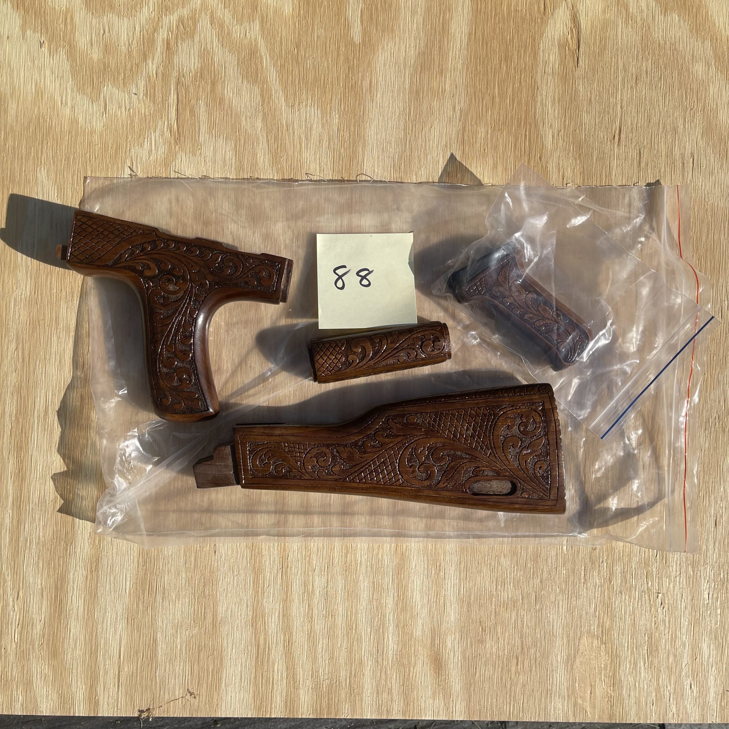 Custom Hand-Carved AK Stocks - Stock 88 image