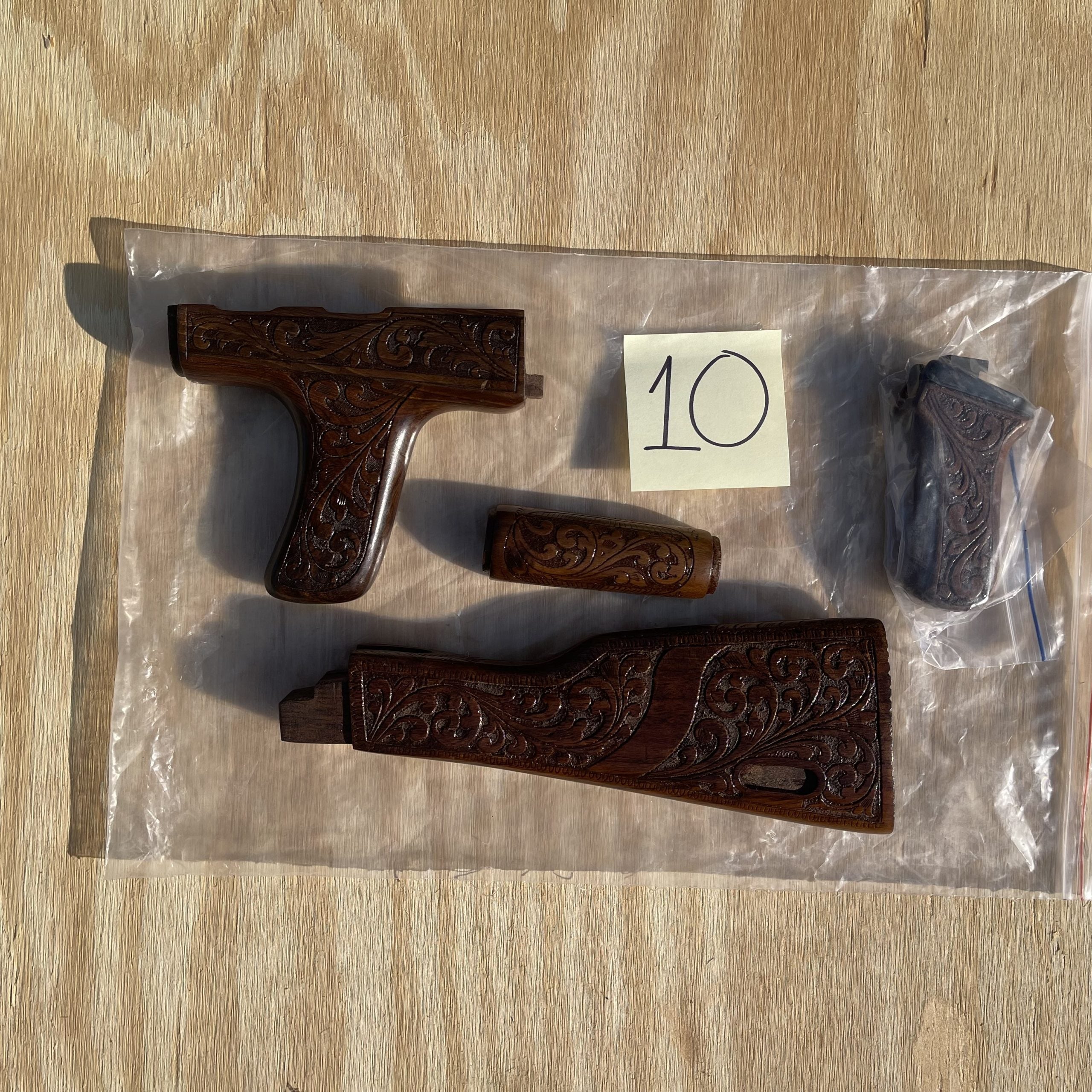 Custom Hand-Carved AK Stocks - Stock 10 image