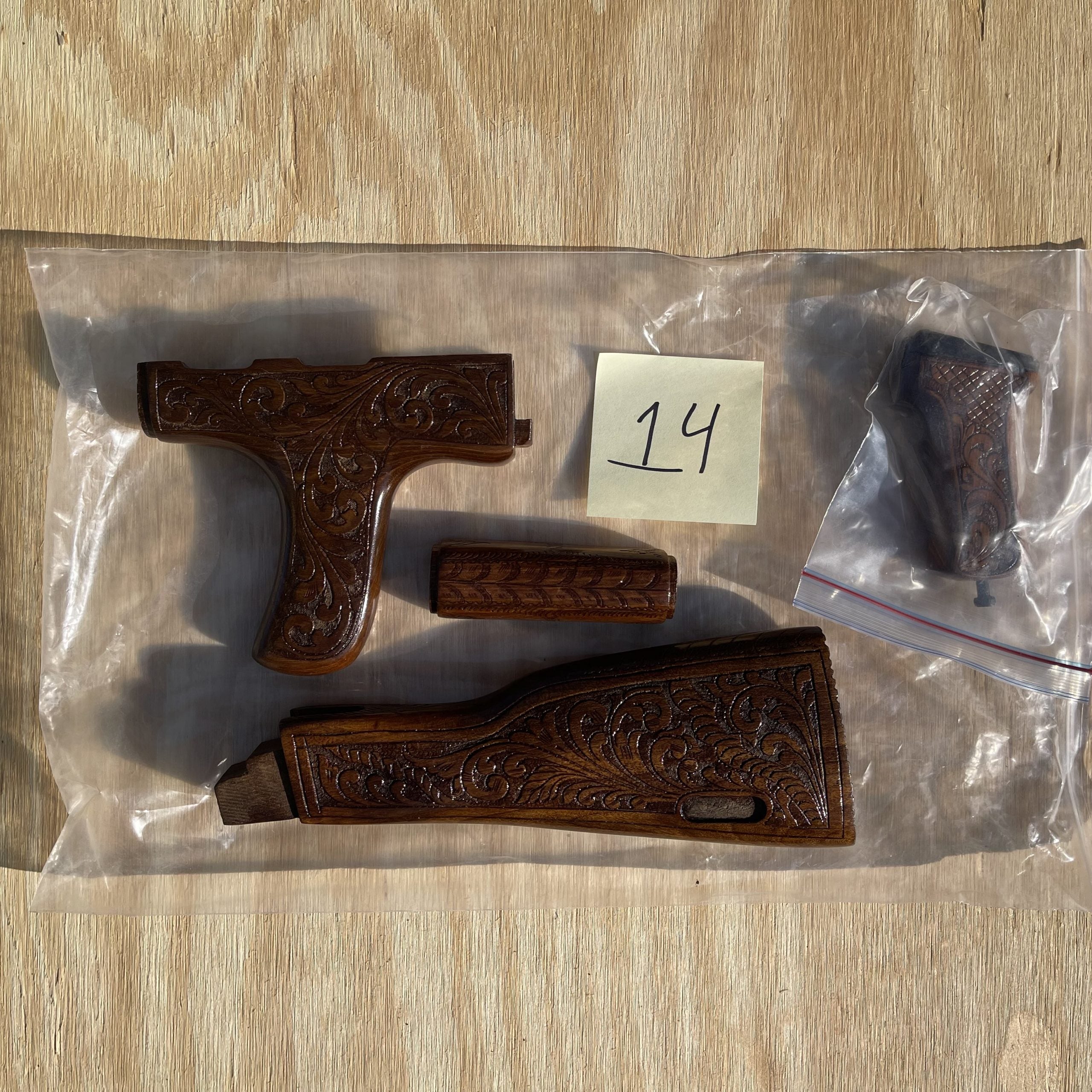 Custom Hand-Carved AK Stocks - Stock 14 image