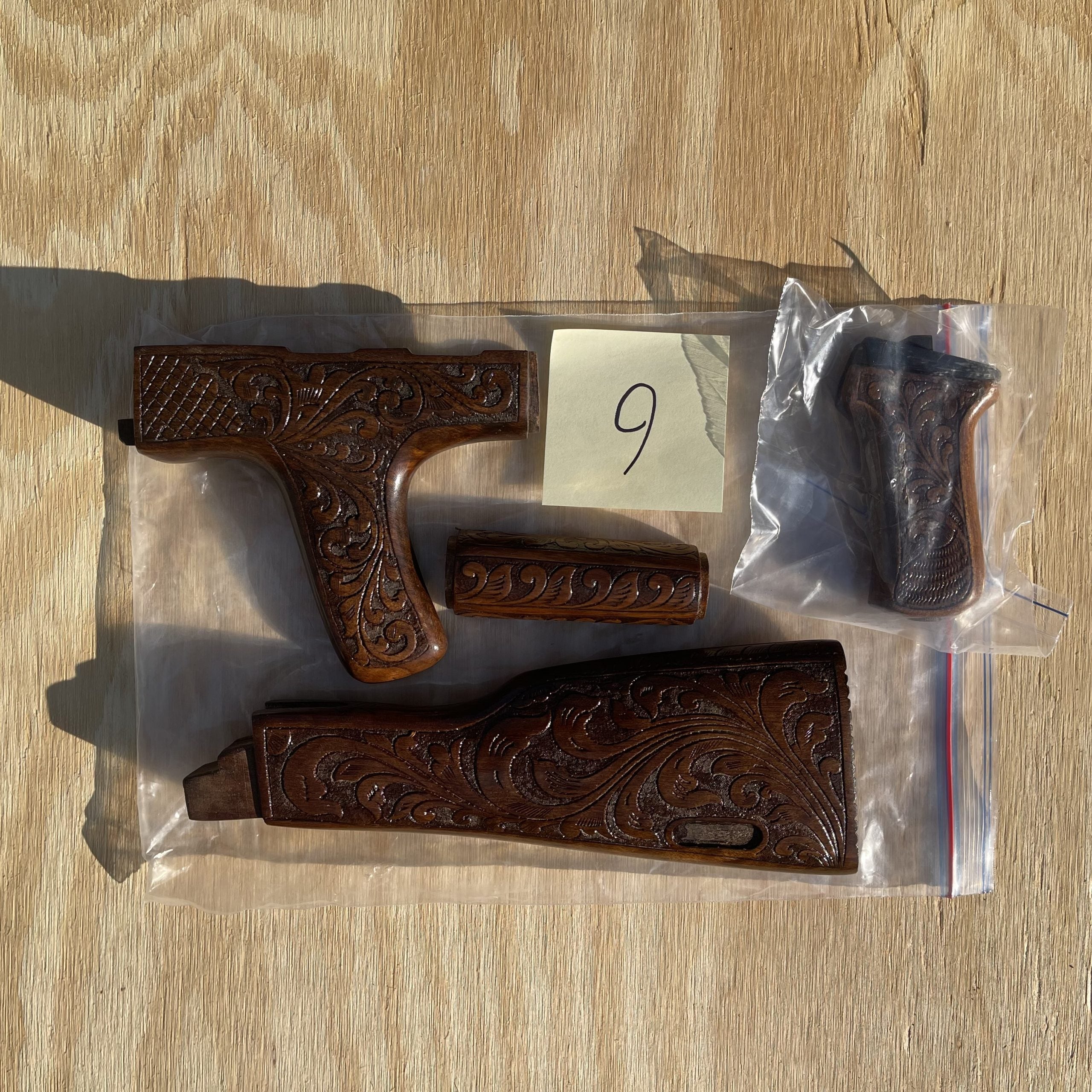 Custom Hand-Carved AK Stocks - Stock 9 image