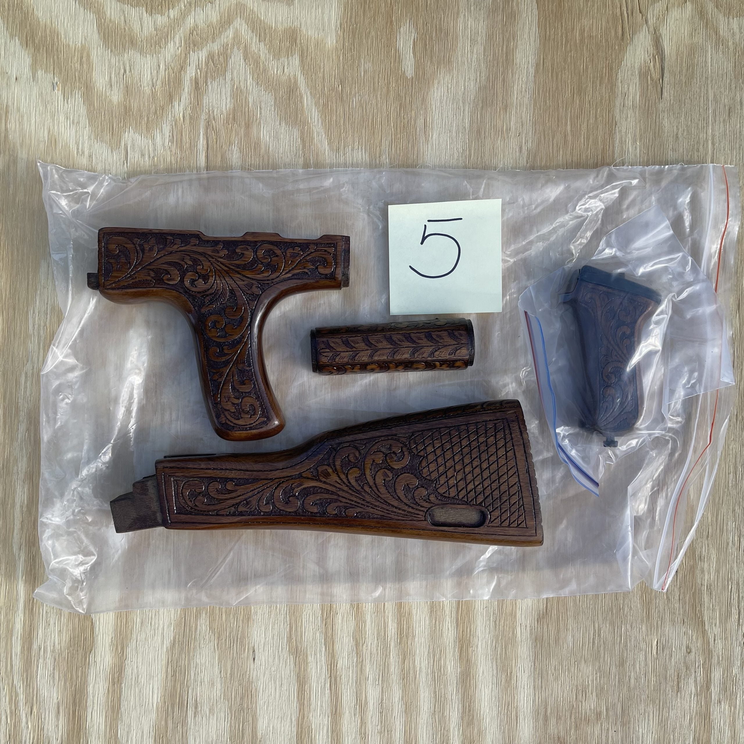 Custom Hand-Carved AK Stocks - Stock 5 image